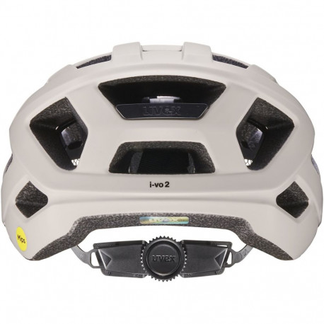 Bicycle Helmet - Uvex I-vo 2 MIPS 56–60 cm, Warm Grey/Black Matt