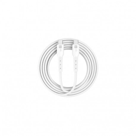 USB kaabel Quick USB-C to USB-C 1m 60W, valge