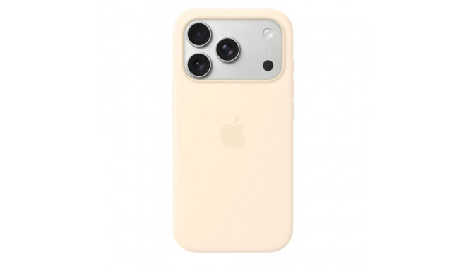 iPhone 17 Pro Silicone Case with MagSafe – Vanilla