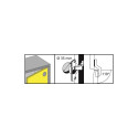 Sisehing clip pehme sulgumisega D35 110° 2tk