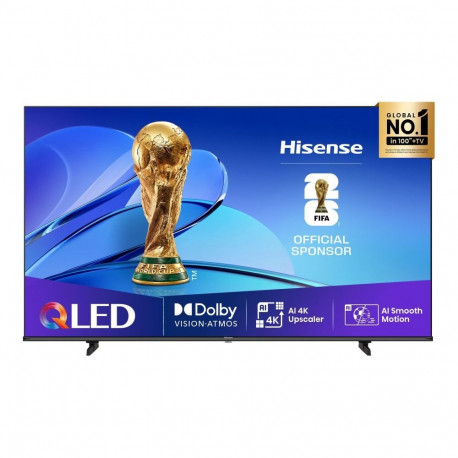 hisense QLED TV | 75E7Q | 75 | Smart TV | VIDAA | 4K UHD | Black
