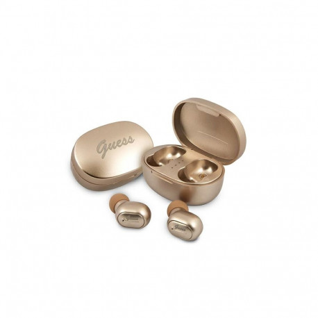 Guess GUTWST30GO TWS Bluetooth headphones + gold/gold docking station
