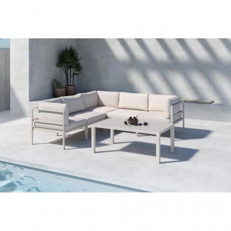Lounge komplekt COPACABANA nurgadiivani ja lauaga