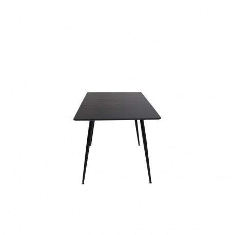 Söögilaud SILAR pikendatav 120/160x80cm , must