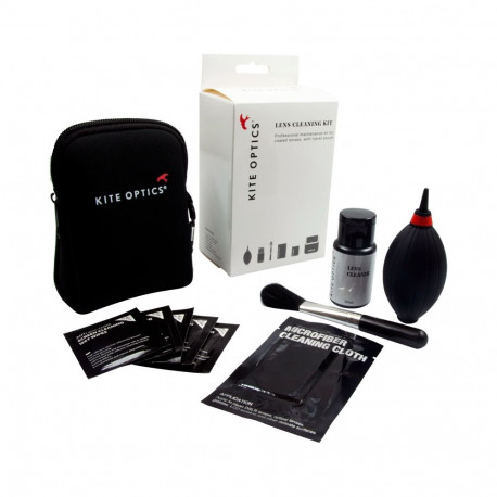Kite lens cleaning kit