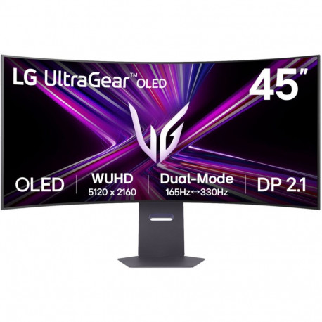 UltraGear monitor 45GX950A-B OLED 113cm (44.5Zoll) WUHD Curved Dual Mode (330Hz/165Hz) 165Hz Panel, 