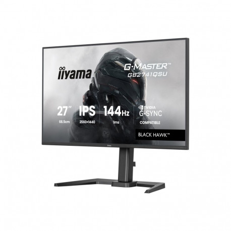 IIYAMA GB2741QSU-B1 27inch IPS Gaming G-Master Black Hawk FreeSync 2560x1440 144Hz 300cd/m HDMI Disp