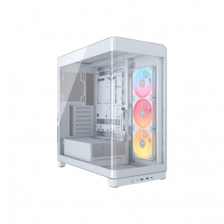 CORSAIR FRAME 4500X LX-R RGB Tempered Glass Mid-Tower White