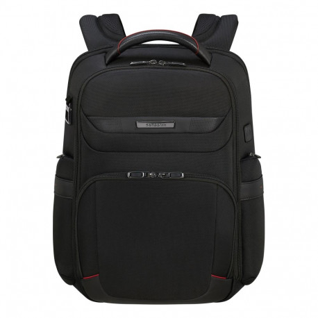 Sülearvuti seljakott Samsonite PRO-DLX6 slim, 15,6", must, 10,5" tahvelarvuti tasku, 30x43x15cm, 15L