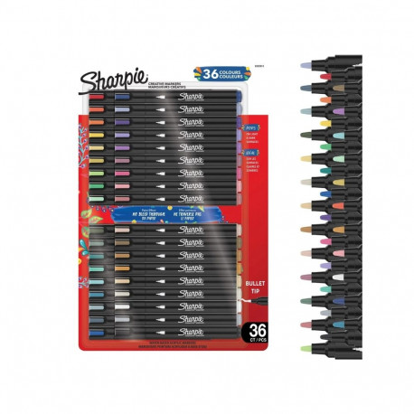 Akrüülmarker Sharpie Creativ 36 värvi