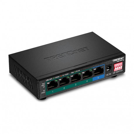 "TRENDnet TPE-TG51G 5-Port PoE+ Switch Gigabit 60W"