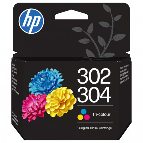"HP 302/304 Tri-color Original Ink Cartridge"