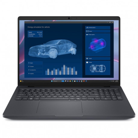 Dell sülearvuti Pro Max 16 RYZ AI 7 PRO 350 32GB 512SSD RTX PRO 500 W11 Pro 3Y Basic Onsite