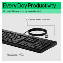 "HP 125 G2 USB Wired Keyboard (EU)"