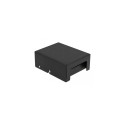 DeLOCK Keystone Patch Panel 4 Port black