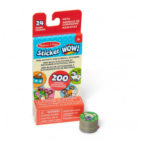 MELISSA & DOUG Sticker Wow! täite kleebised Lemmikloom