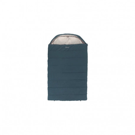 Outwell Campion Lux Double | Sleeping Bag | 225 x 140 cm | 16 to 5 °C | 2 way open - auto lock, L-sh