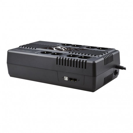 POWER WALKER ups MS 100VA liin-interaktiivne 8x FR RJ45 sisend/väljund USB HID USB-laadija