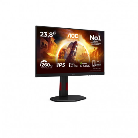 AOC 24G4ZR Gaming 23.8inch 16:9 Fast IPS 260Hz 1920x1080 HAS 130mm 2xHDMI 2.0 DP 1.4
