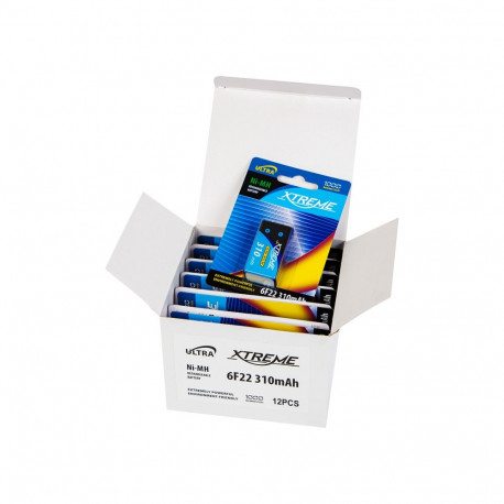 Xtreme akud 82-722# Ni-MH 9V 310mAh 12 tk.