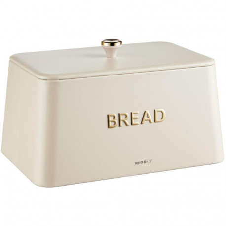 Kinghoff metallist leivakast kh-1950 35x23x21cm, beež