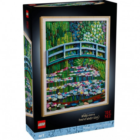 LEGO ART 31220 Claude Monet sild vesililletiigi üle