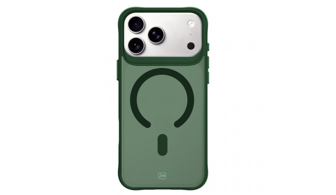 3mk Smoke MagCase for iPhone 17 Pro - Green-Translucent