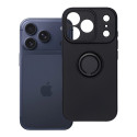 Case for iPhone 17 PRO Silicone Ring black