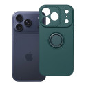 Case for iPhone 17 PRO Silicone Ring green