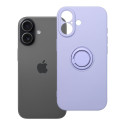 Case for iPhone 17 Silicone Ring purple