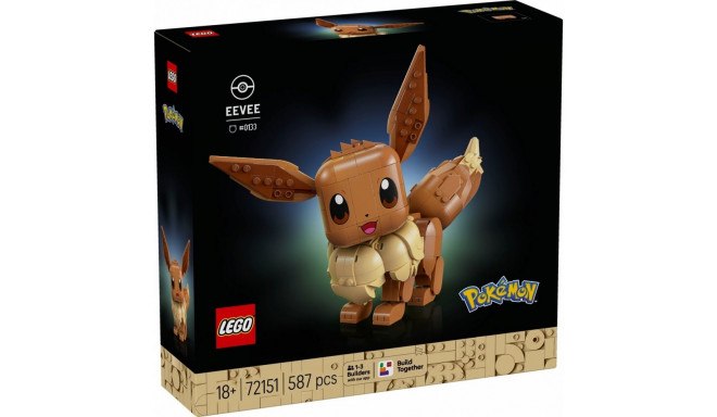 Klocki pokemon 72151 eevee