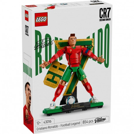 Klocki editions ehituskomplekt 43016 Cristiano Ronaldo jalgpalli legend