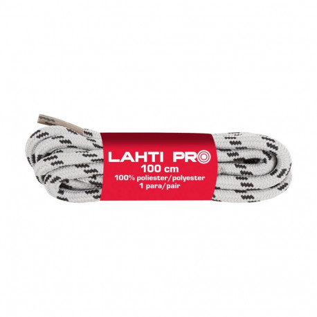 Lahti kingapaelad l904045p ümarad 10 paari 150cm, hall-must