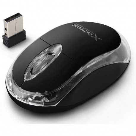 XM105K Extreme juhtmevaba 2.4ghz 3d optiline usb harrier must hiir