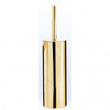 TOILET BRUSH LONDON GOLD HANDLE GOLD/SS