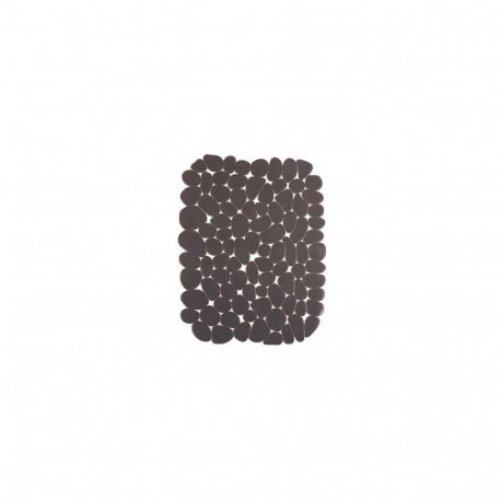 SINK MAT PVC 32X26CM GREY