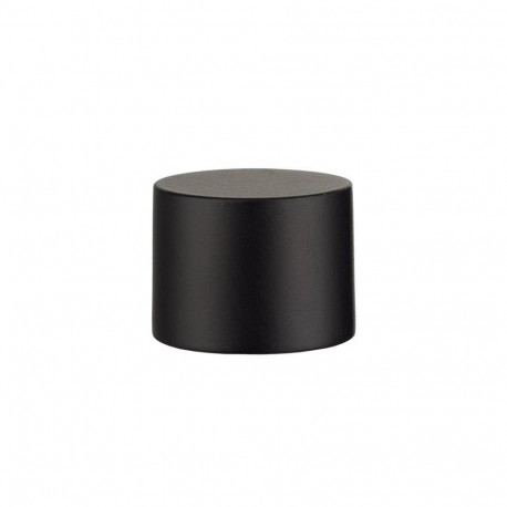 CURTAIN ROD FINIAL LUNA D19 M.BLACK 2PC