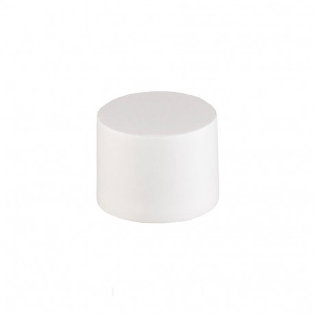 CURTAIN ROD FINIAL LUNA D19 M.WHITE 2PC