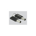 Navilock 20676 cable lock Black, Silver 2 m