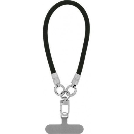 TFO phone strap Ultra 30cm, black/silver