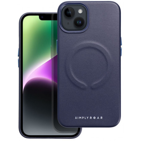 Roar kaitseümbris Leather Mag Apple iPhone 14 Pro, navy