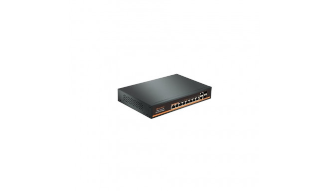 PoE switch 8ch 1000Mbps +2G uplink +2G SFP