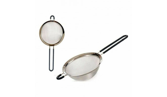 Strainer Black Silicone Stainless steel - Ø 16 cm