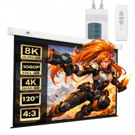 Electric projection screen MC-593 120 "240x180 4: 3 wall or ceiling
