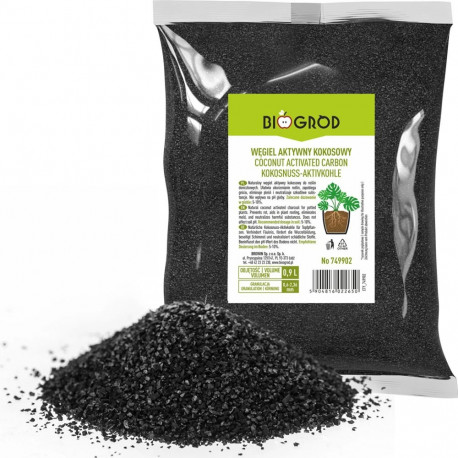 Activated coconut charcoal for plants 0.9 L BIOOGROD 749902