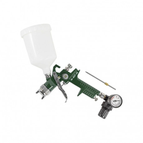 Pneumaatiline värvipüstol ROCKFORCE RF-W-827-14, 600 ml, 1.4 mm ja 1.7 mm düüs, reguleeritav rõhk