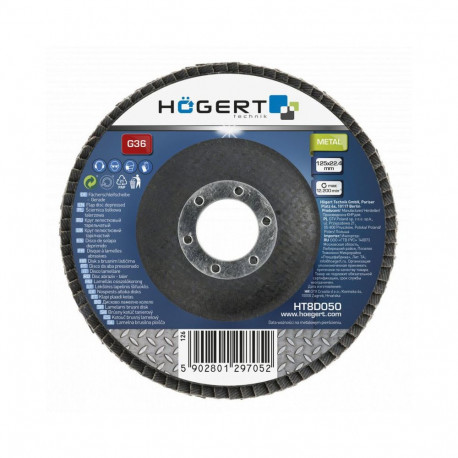 Lihvkettas 125mm G36 Standard HT8D050 HOGERT
