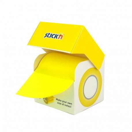 Roll Note Extra Sticky FSC 50mmx10m Neon Yellow