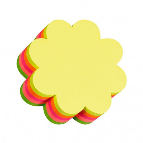 Märkmekuup 67x67mm StickN Lill neoonvärvid 250 lehte