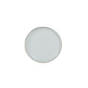 PLATE WITH GOLD RIM WHITE 19CM